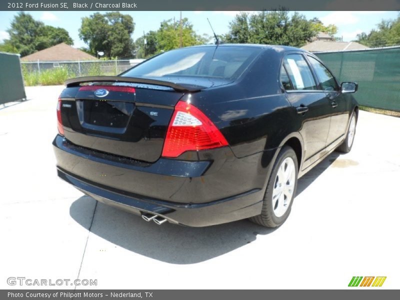 Black / Charcoal Black 2012 Ford Fusion SE