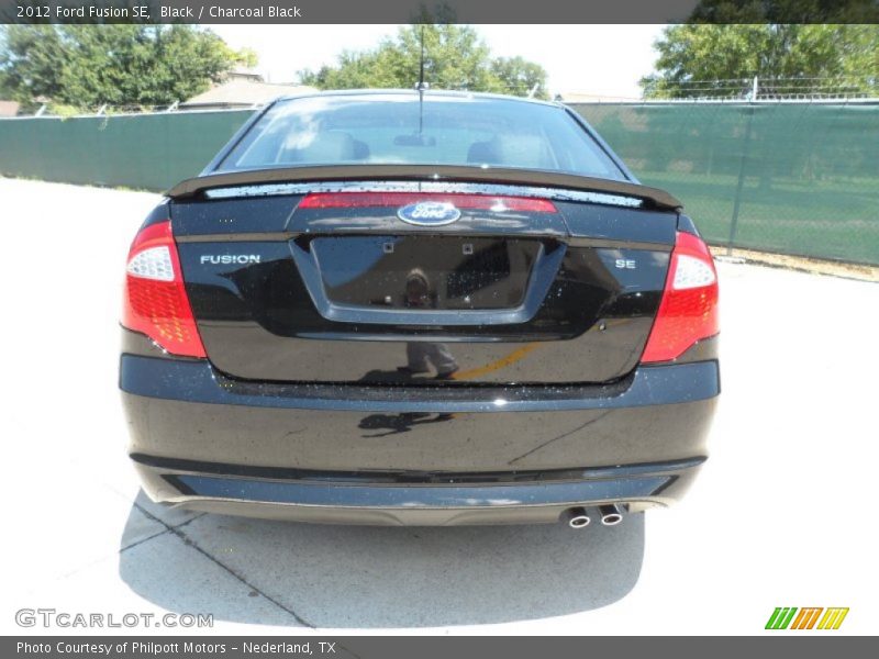 Black / Charcoal Black 2012 Ford Fusion SE