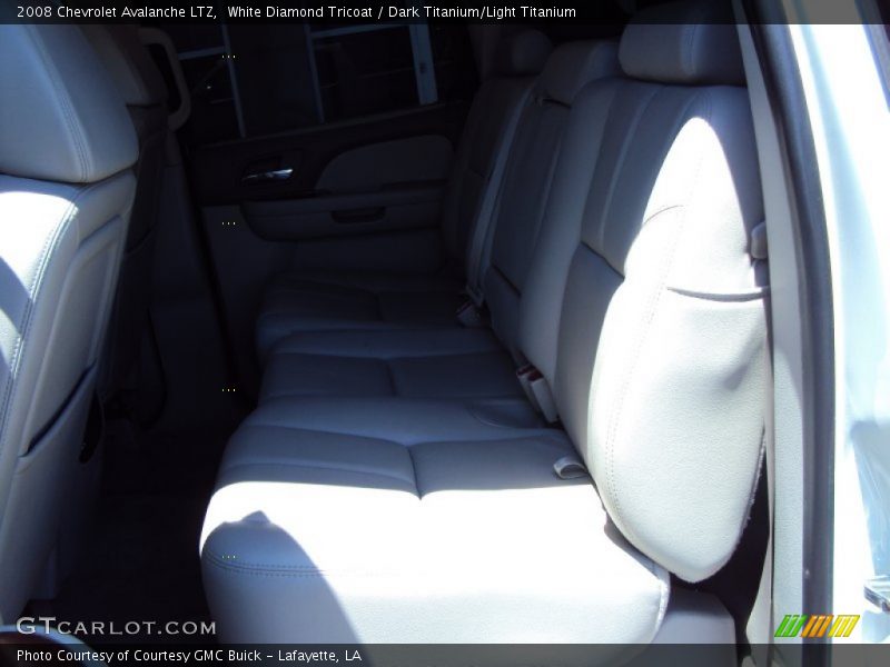 White Diamond Tricoat / Dark Titanium/Light Titanium 2008 Chevrolet Avalanche LTZ