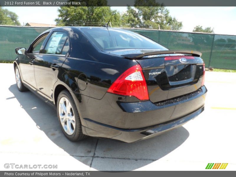 Black / Charcoal Black 2012 Ford Fusion SE