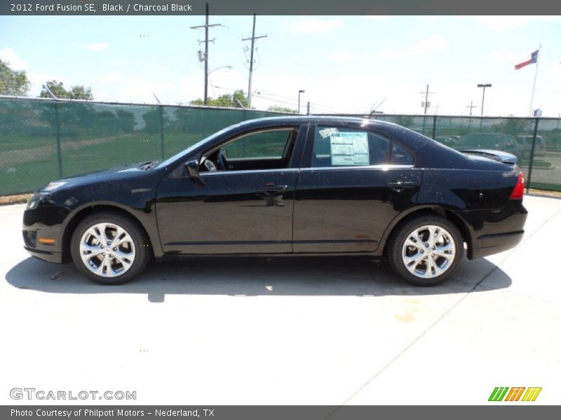 Black / Charcoal Black 2012 Ford Fusion SE