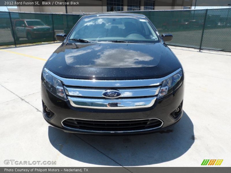 Black / Charcoal Black 2012 Ford Fusion SE
