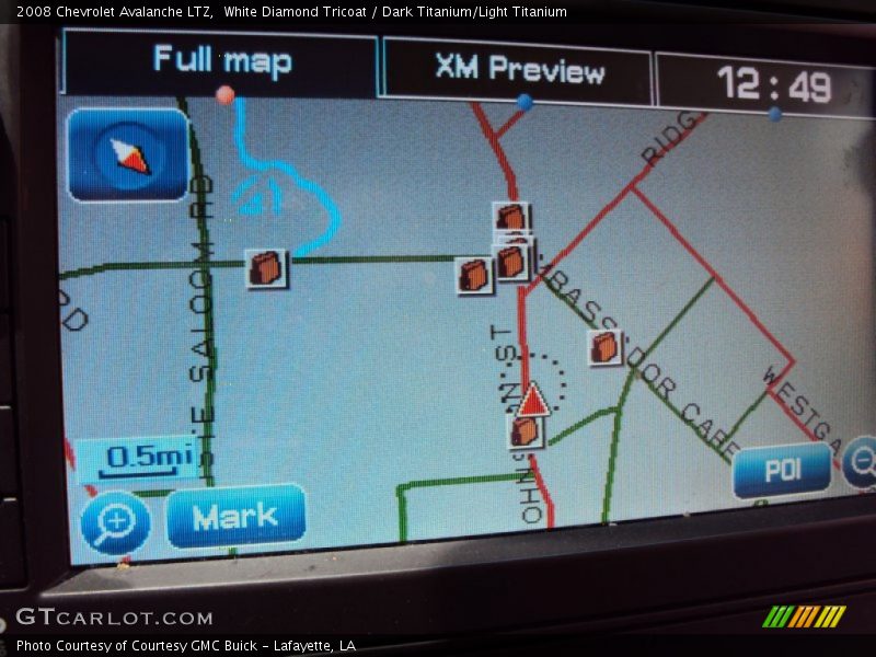 Navigation of 2008 Avalanche LTZ