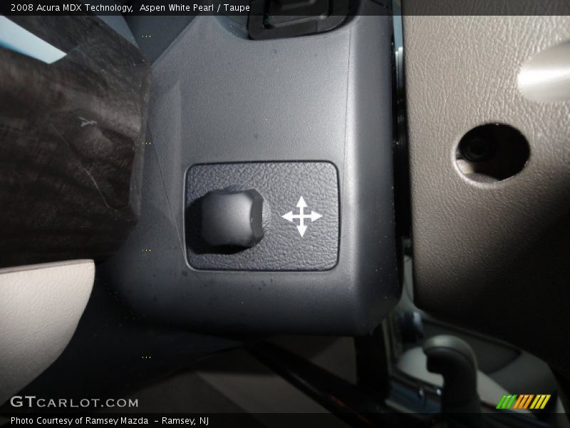 Aspen White Pearl / Taupe 2008 Acura MDX Technology