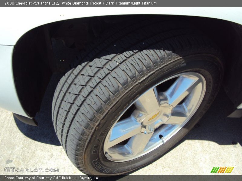 White Diamond Tricoat / Dark Titanium/Light Titanium 2008 Chevrolet Avalanche LTZ