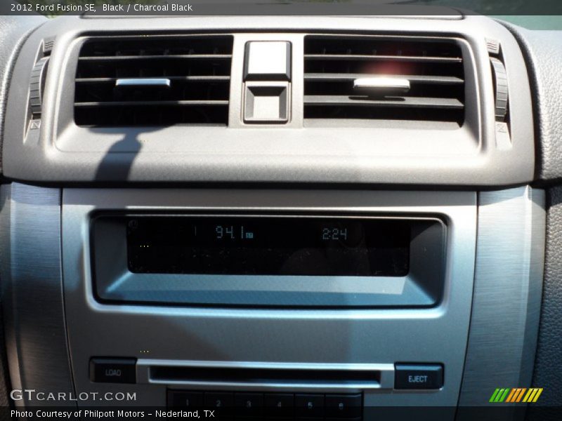 Black / Charcoal Black 2012 Ford Fusion SE