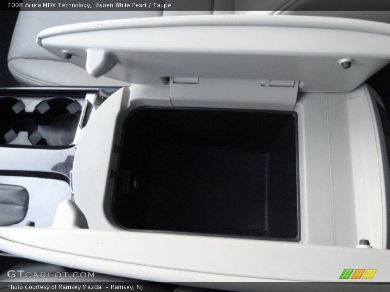 Aspen White Pearl / Taupe 2008 Acura MDX Technology