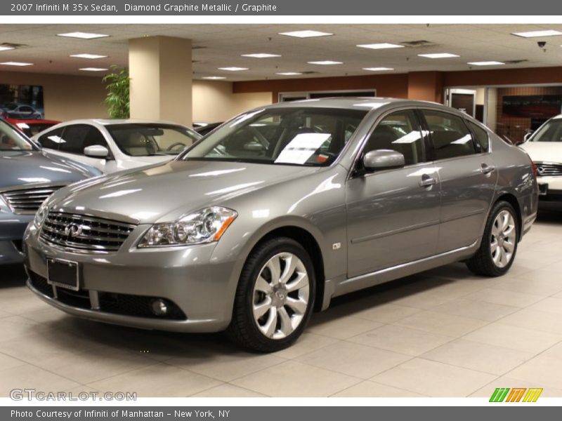 Diamond Graphite Metallic / Graphite 2007 Infiniti M 35x Sedan