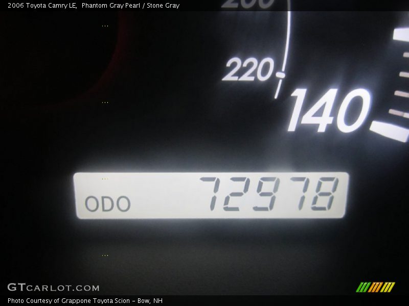 Phantom Gray Pearl / Stone Gray 2006 Toyota Camry LE