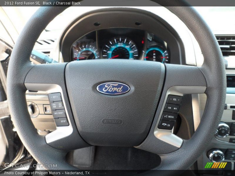 Black / Charcoal Black 2012 Ford Fusion SE