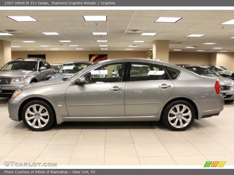 Diamond Graphite Metallic / Graphite 2007 Infiniti M 35x Sedan