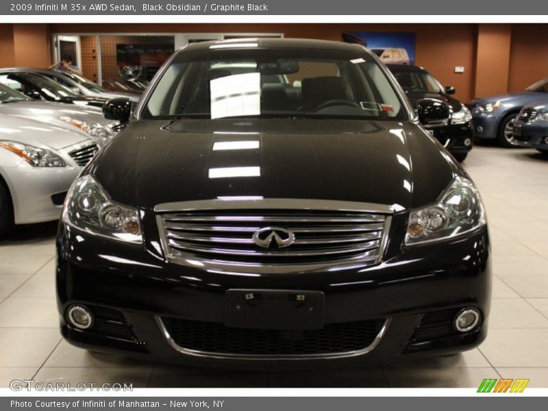 Black Obsidian / Graphite Black 2009 Infiniti M 35x AWD Sedan