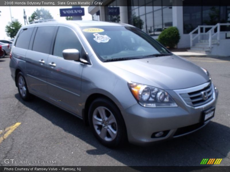 Slate Green Metallic / Gray 2008 Honda Odyssey Touring