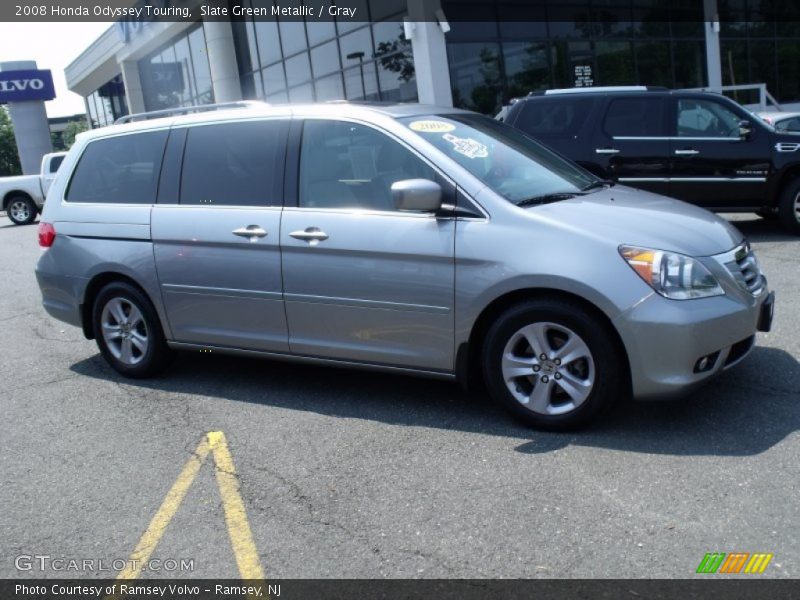 Slate Green Metallic / Gray 2008 Honda Odyssey Touring