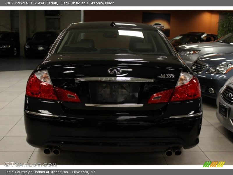 Black Obsidian / Graphite Black 2009 Infiniti M 35x AWD Sedan