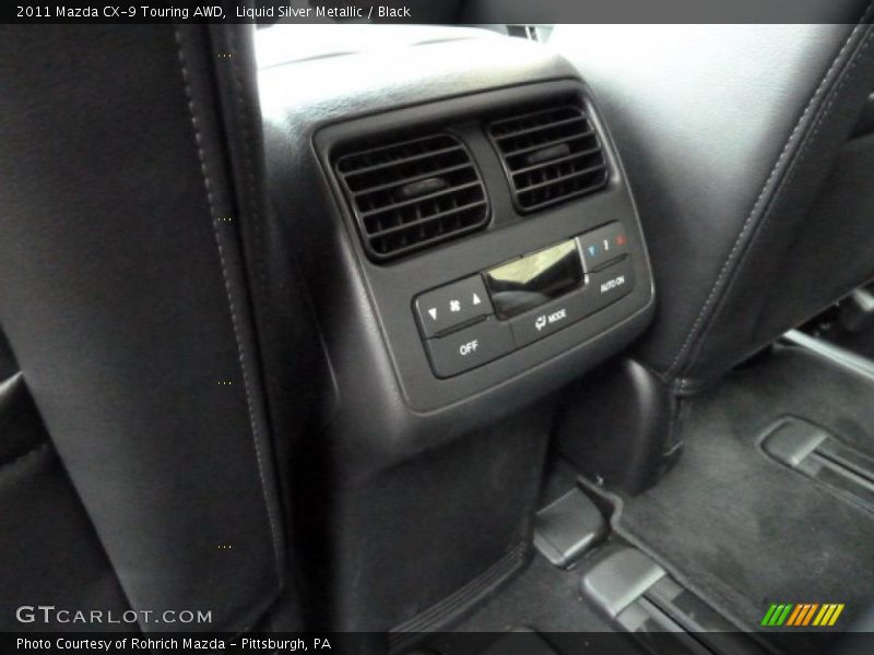 Liquid Silver Metallic / Black 2011 Mazda CX-9 Touring AWD