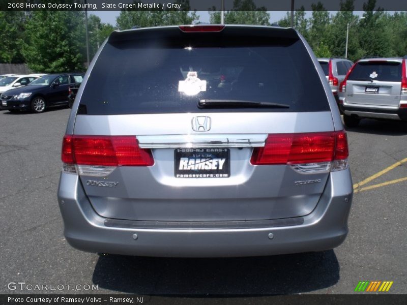 Slate Green Metallic / Gray 2008 Honda Odyssey Touring