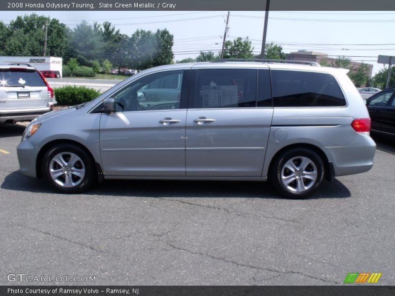 Slate Green Metallic / Gray 2008 Honda Odyssey Touring