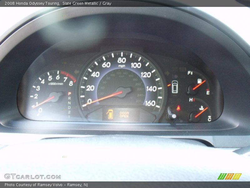 Slate Green Metallic / Gray 2008 Honda Odyssey Touring