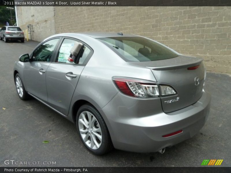 Liquid Silver Metallic / Black 2011 Mazda MAZDA3 s Sport 4 Door
