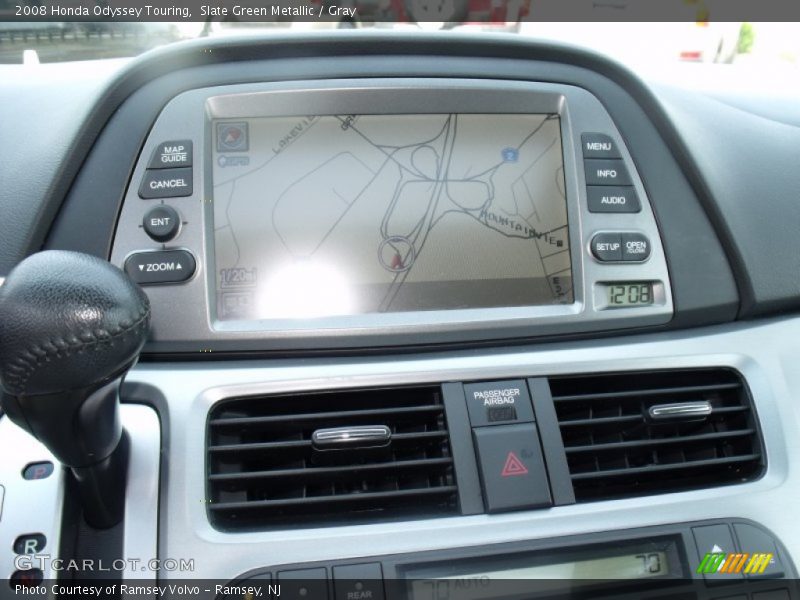 Slate Green Metallic / Gray 2008 Honda Odyssey Touring