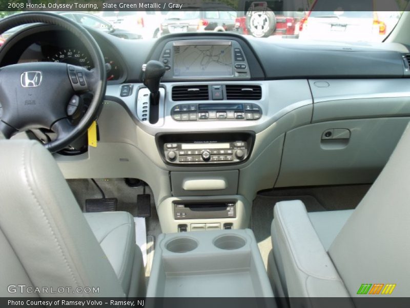 Slate Green Metallic / Gray 2008 Honda Odyssey Touring