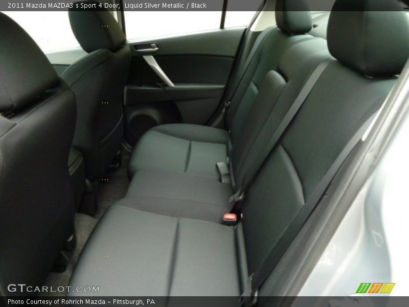Liquid Silver Metallic / Black 2011 Mazda MAZDA3 s Sport 4 Door