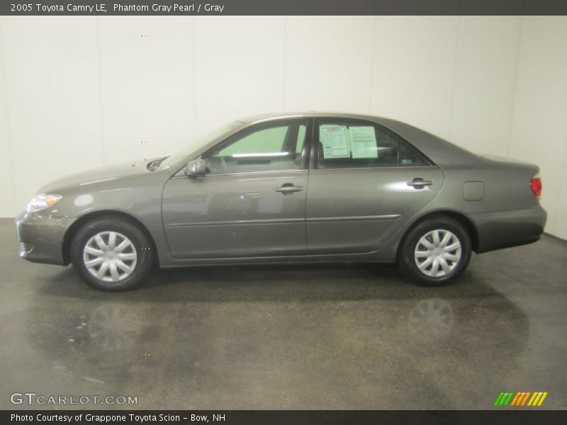 Phantom Gray Pearl / Gray 2005 Toyota Camry LE