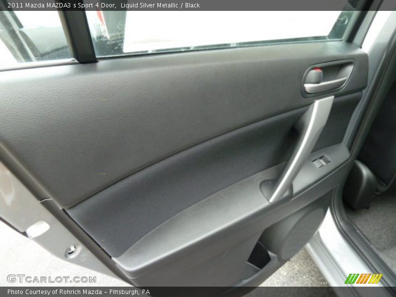 Liquid Silver Metallic / Black 2011 Mazda MAZDA3 s Sport 4 Door