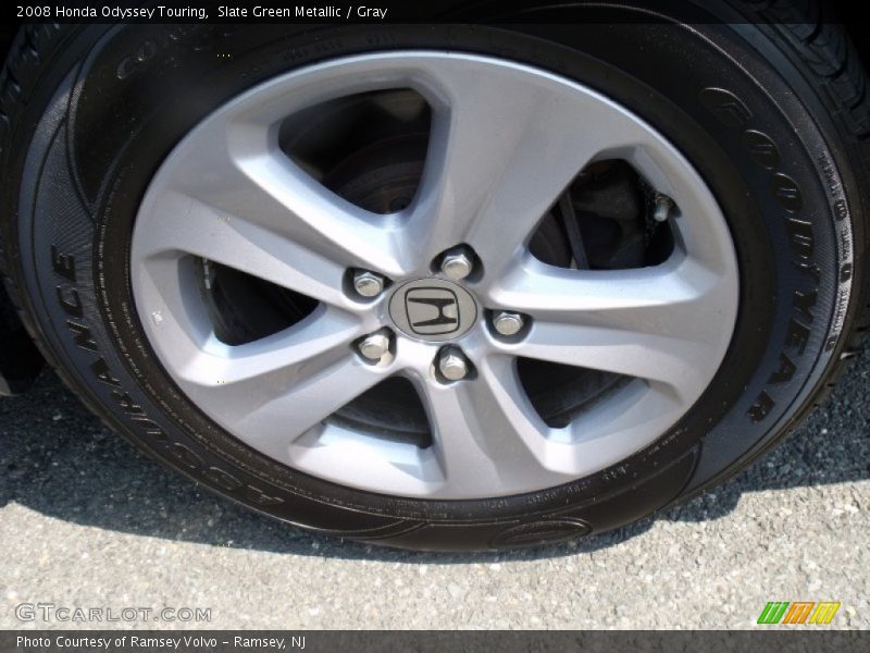 Slate Green Metallic / Gray 2008 Honda Odyssey Touring