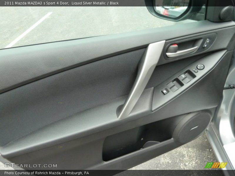 Liquid Silver Metallic / Black 2011 Mazda MAZDA3 s Sport 4 Door