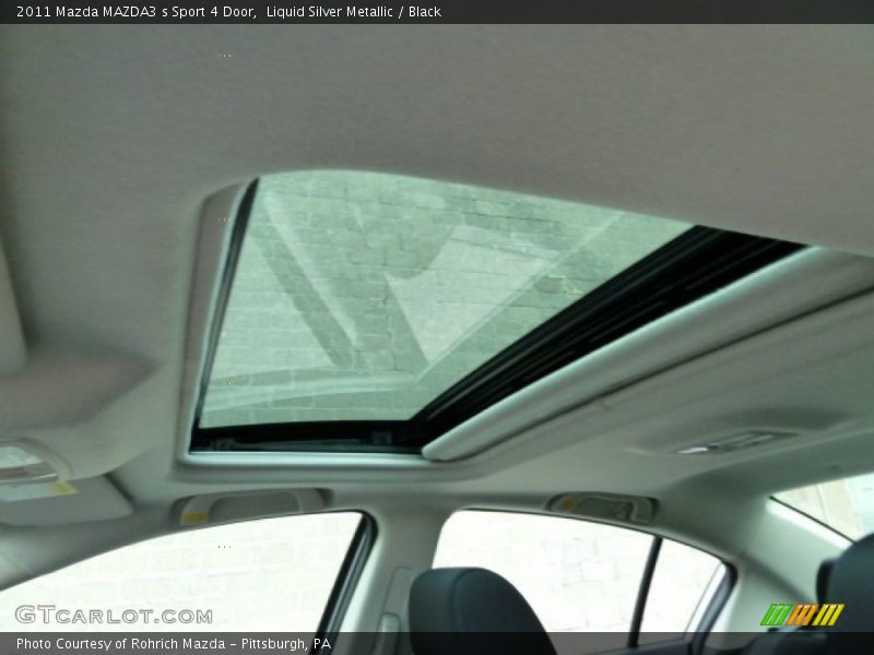 Liquid Silver Metallic / Black 2011 Mazda MAZDA3 s Sport 4 Door
