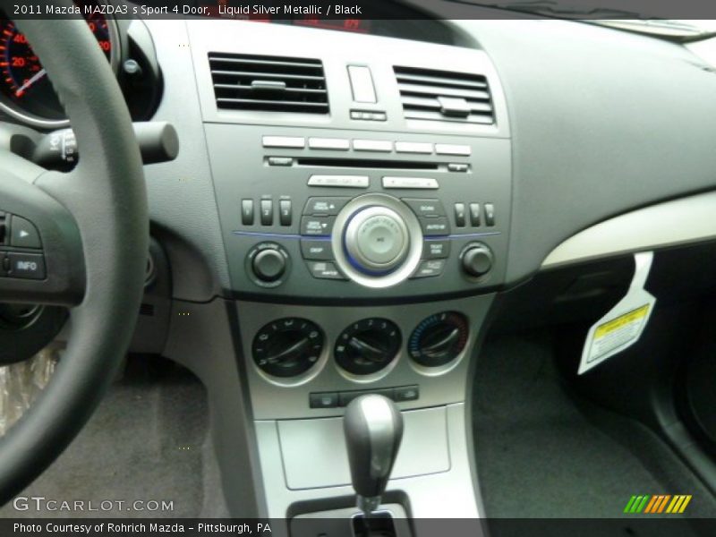 Liquid Silver Metallic / Black 2011 Mazda MAZDA3 s Sport 4 Door