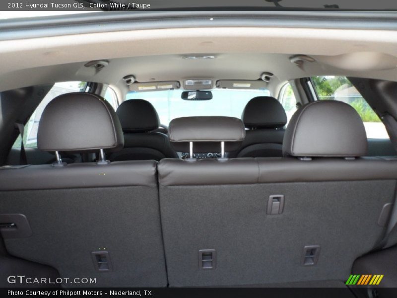 Cotton White / Taupe 2012 Hyundai Tucson GLS