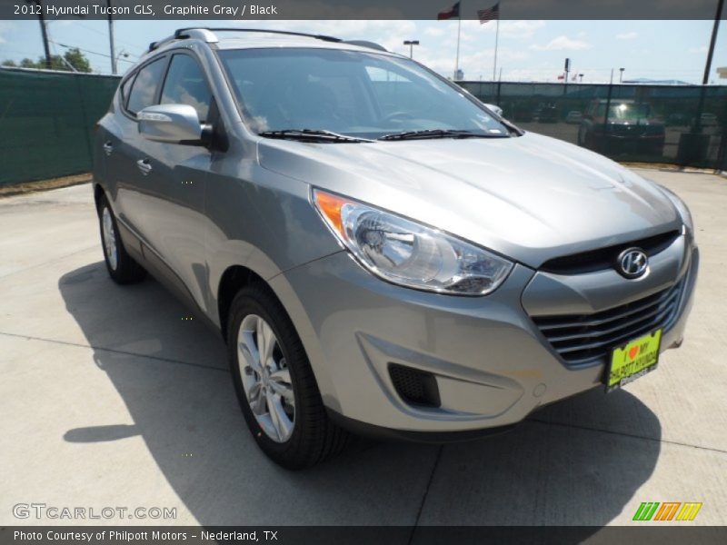 Graphite Gray / Black 2012 Hyundai Tucson GLS