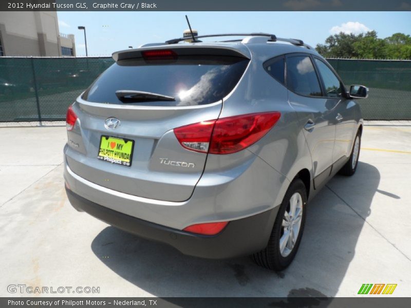 Graphite Gray / Black 2012 Hyundai Tucson GLS
