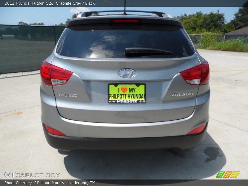 Graphite Gray / Black 2012 Hyundai Tucson GLS