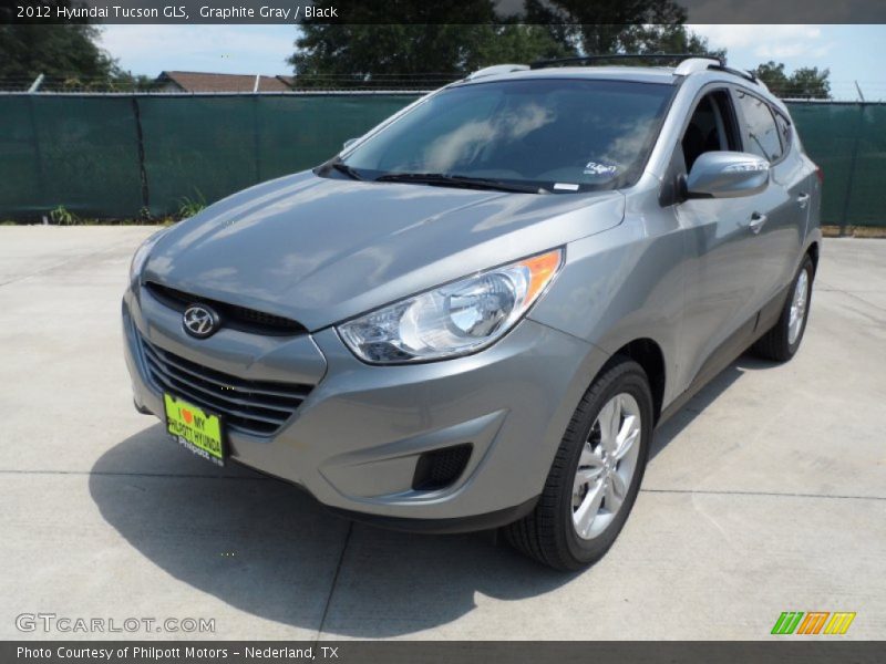 Graphite Gray / Black 2012 Hyundai Tucson GLS