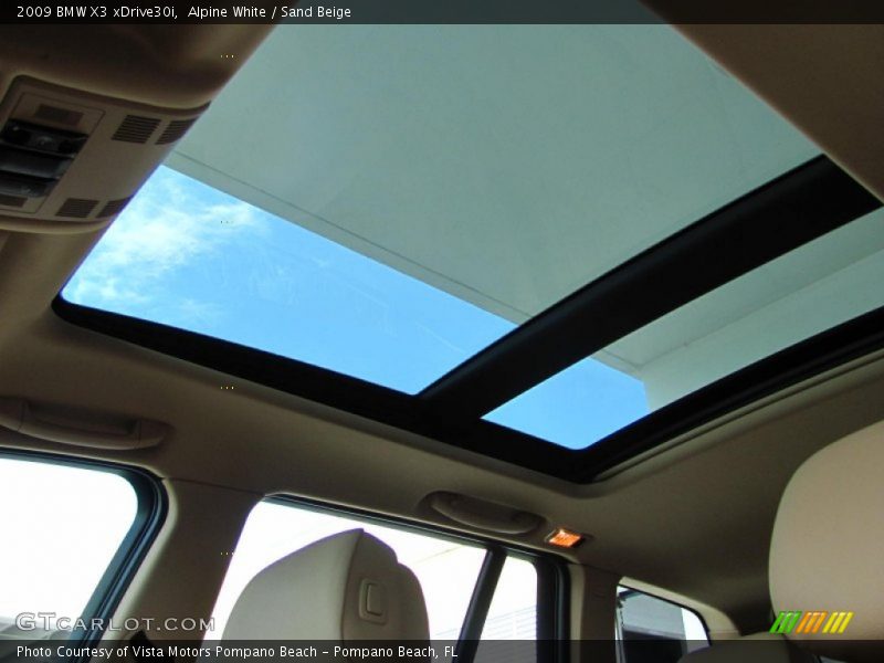 Alpine White / Sand Beige 2009 BMW X3 xDrive30i