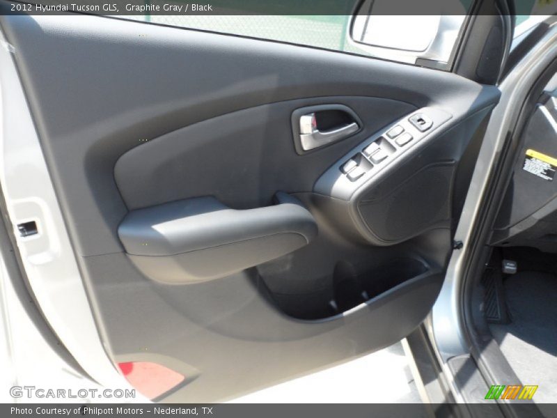 Graphite Gray / Black 2012 Hyundai Tucson GLS