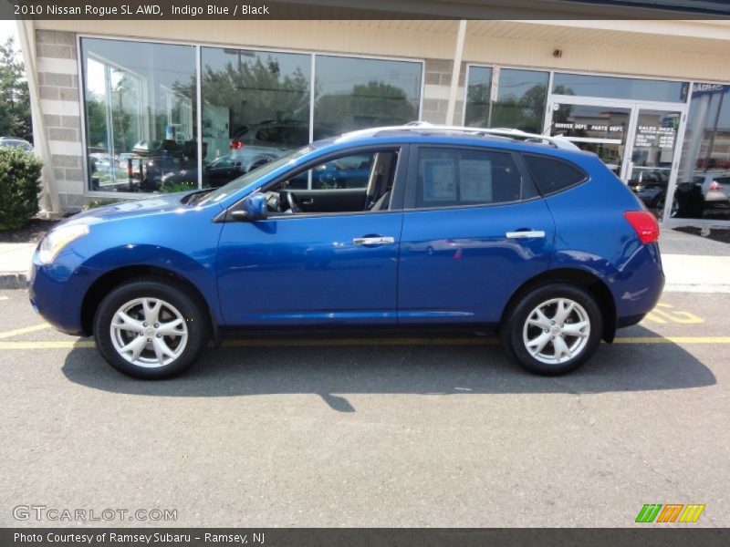 Indigo Blue / Black 2010 Nissan Rogue SL AWD