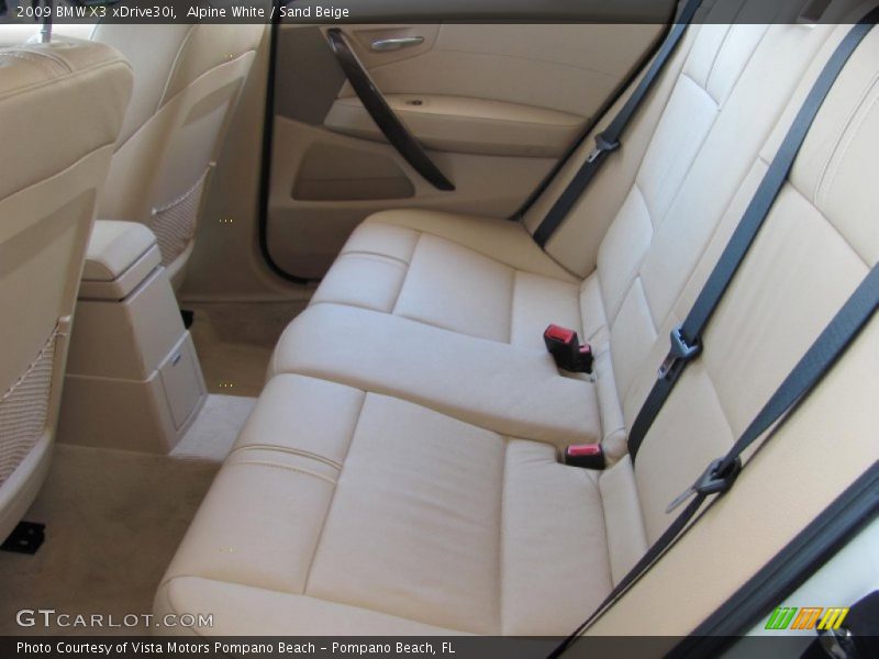 Alpine White / Sand Beige 2009 BMW X3 xDrive30i