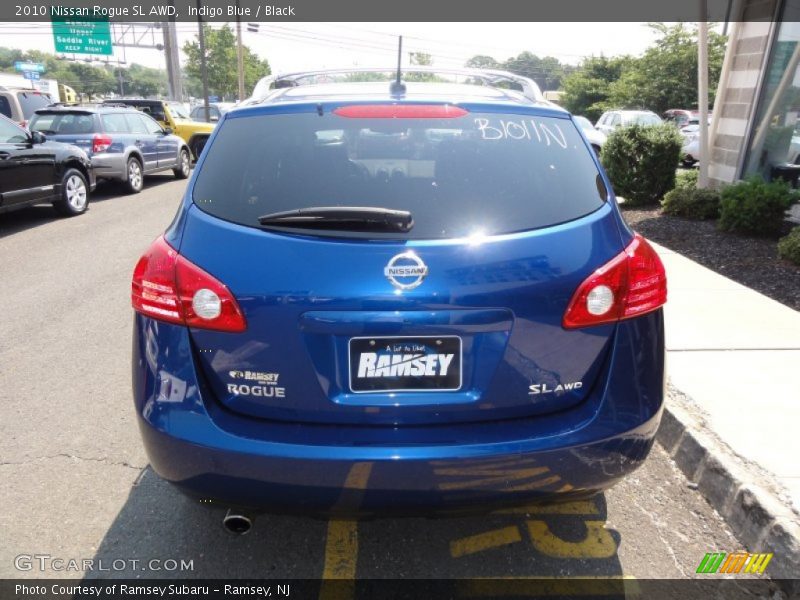 Indigo Blue / Black 2010 Nissan Rogue SL AWD