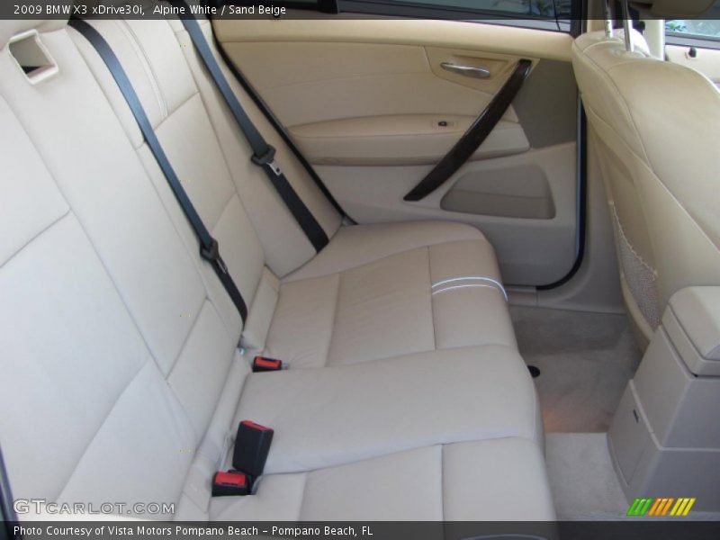 Alpine White / Sand Beige 2009 BMW X3 xDrive30i