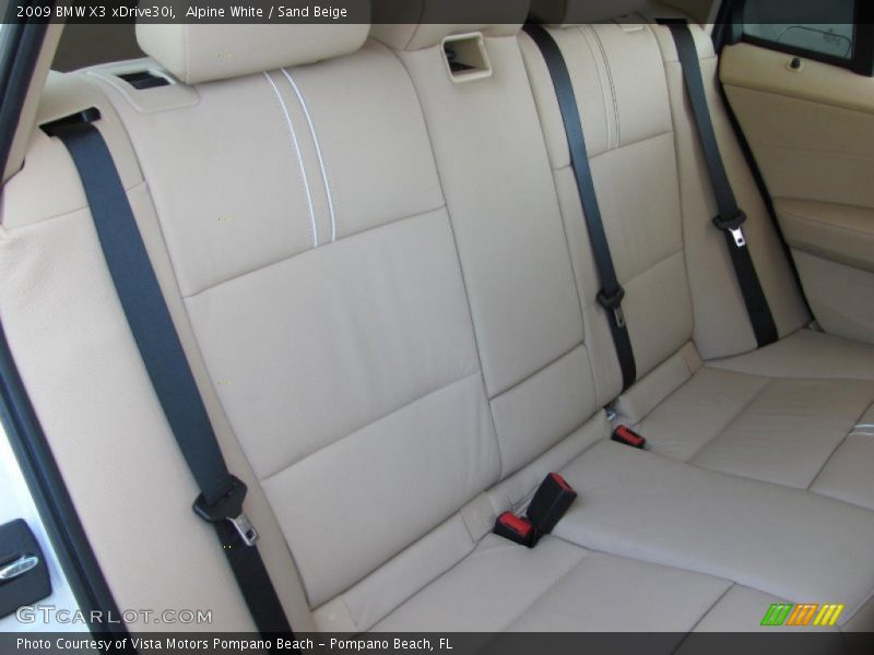 Alpine White / Sand Beige 2009 BMW X3 xDrive30i