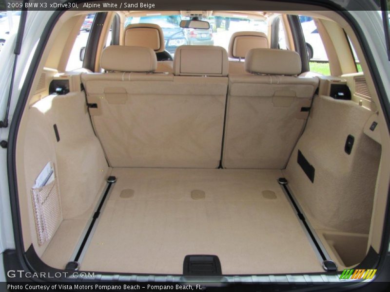 Alpine White / Sand Beige 2009 BMW X3 xDrive30i