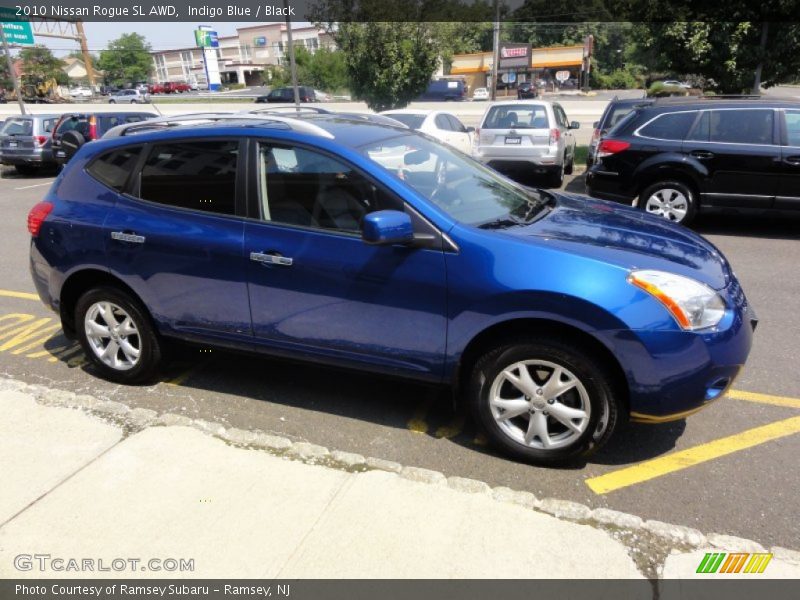 Indigo Blue / Black 2010 Nissan Rogue SL AWD