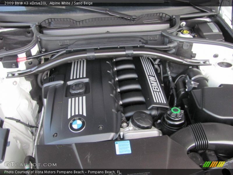 Alpine White / Sand Beige 2009 BMW X3 xDrive30i