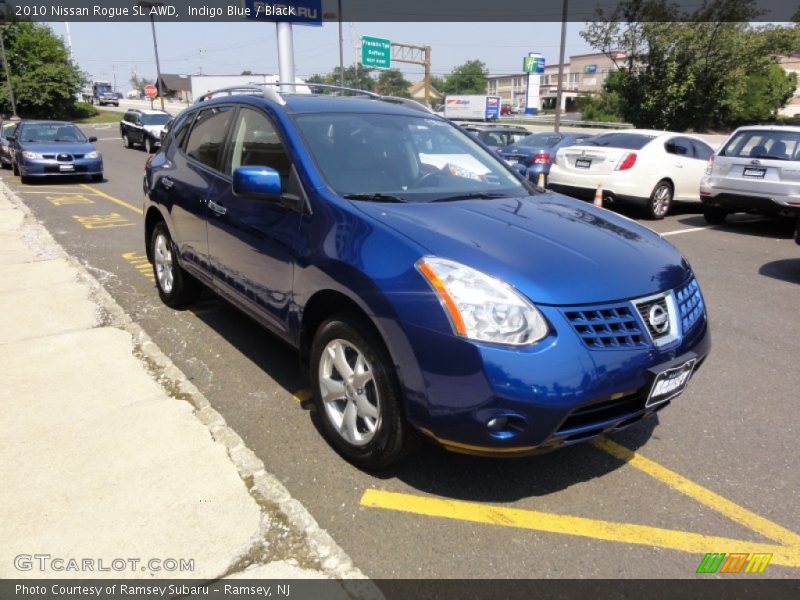 Indigo Blue / Black 2010 Nissan Rogue SL AWD