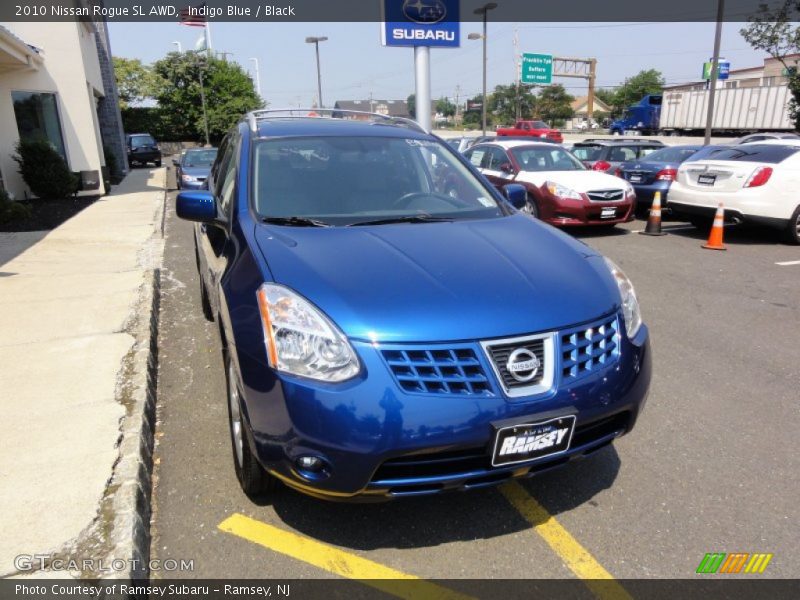 Indigo Blue / Black 2010 Nissan Rogue SL AWD